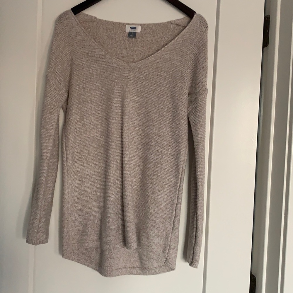 Old Navy, tan, Knit Sweater, Size Small